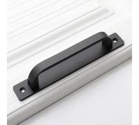 Muebles Door and Window Open Handle Balcony Wooden Door Sliding Furniture Golden Aluminum Warehouse Black Kitchen Handle(Black -160)