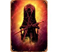 Muecddoa Bloodborne Lady Maria Souls The Heroes Game Role Game Poster Anime Game Art Deco Tin Sign - 8 x 12 inches