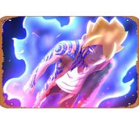 Muecddoa Classic comics characters Metal Sign - Borushiki (Boruto), Boruto Uzumaki - Funny Novelty Retro Art Wall Decor for Home Gate Garden Bars Restaurants Music Cafes Office Store Pubs Club Movie