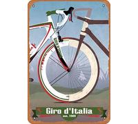 muecddoa Giro D'ITALIA Poster Metal Tin Sign 8X12 Inches Man Cave Retro Vintage Wall Decor Art.