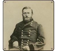 Muecddoa Lieutenant General Ulysses S. Grant (1822-85) Vintage Tin Sign Movie 12x12 Inch Funny plaques Coffee Club Pub Man Cave Bar Cafe Garage Kitchen Wall Retro Art Decor sign Gift for Friends.