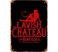 Muecddoa Metal Tin Sign 8 X 12 Inches - Critical Role The Lavish Chateau Metal Plaque Cafe, Bar, Home Wall Decor