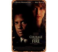 Muecddoa Movie Poster Classic Metal Sign Courage Under Fire (1996) Wall Art Decor Tin Sign-8x12inch