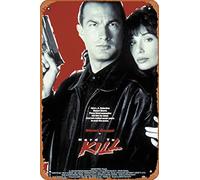 Muecddoa Movie Poster Classic Metal Sign Hard to Kill (1990) Wall Art Decor Tin Sign-8x12inch