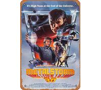 Muecddoa Movie Poster Classic Metal Sign Metalstorm: The Destruction of Jared-Syn (1983) Wall Art Decor Tin Sign-8x12inch