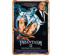 Muecddoa Movie Poster Classic Metal Sign Phantasm II (1988) Wall Art Decor Tin Sign-8x12inch