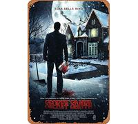 Muecddoa Movie Poster Classic Metal Sign Secret Santa (2018) Wall Art Decor Tin Sign-8x12inch
