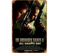 Muecddoa Movie Poster Classic Metal Sign The Boondock Saints II: All Saints Day (2009) Wall Art Decor Tin Sign-8x12inch