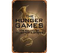 Muecddoa Movie Poster Classic Metal Sign The Hunger Games: The Ballad of Songbirds and Snakes (2023) Wall Art Decor Tin Sign-8x12inch