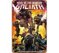 Muecddoa Movie Poster Classic Metal Sign War of the Worlds: Goliath (2012) Wall Art Decor Tin Sign-8x12inch