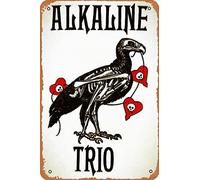 muecddoa Music Metal Signs Vintage Alkaline Trio Pop Punk Band Poster Celebrities & Musicians Wall Art Retro Decor Tin Sign 8x12 inch