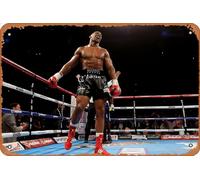 Muecddoa Retro Musical Poster Tin Sign ANTHONY JOSHUA Boxing Poster Print for Movie Home Bar Pub Garage Wall Decor Gifts Art 8x12 Inches Vintage Metal sign.