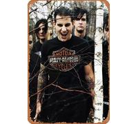 Muecddoa Retro Musical Poster Tin Sign AVENGED SEVENFOLD Sounding the Seventh Trumpet Poster for Movie Home Bar Pub Garage Wall Decor Gifts Art 8x12 Inches Vintage Metal sign.