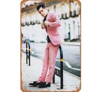 Muecddoa Retro Musical Poster Tin Sign BRENDON URIE Poster for Movie Home Bar Pub Garage Wall Decor Gifts Art 8x12 Inches Vintage Metal sign.