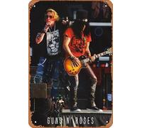 Muecddoa Retro Musical Poster Tin Sign GUNS N ROSES Not In This Lifetime Tour Poster Print for Movie Home Bar Pub Garage Wall Decor Gifts Art 8x12 Inches Vintage Metal sign.