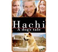 Muecddoa Retro Musical Poster Tin Sign Hachi- A Dog's Tale Movie Poster - Classic 00's Vintage Poster Print for Movie Home Bar Pub Garage Wall Decor Gifts Art 8x12 Inches Vintage Metal sign.