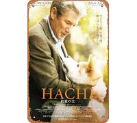 Muecddoa Retro Musical Poster Tin Sign Hachi- A Dog's Tale Movie Poster - Classic 00's Vintage Poster Print for Movie Home Bar Pub Garage Wall Decor Gifts Art 8x12 Inches Vintage Metal sign.