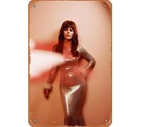 Muecddoa Retro Musical Poster Tin Sign JENNY LEWIS On The Line Poster Print for Movie Home Bar Pub Garage Wall Decor Gifts Art 8x12 Inches Vintage Metal sign.
