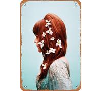 Muecddoa Retro Musical Poster Tin Sign JENNY LEWIS On The Line Poster Print for Movie Home Bar Pub Garage Wall Decor Gifts Art 8x12 Inches Vintage Metal sign.