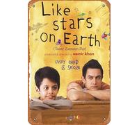 Muecddoa Retro Musical Poster Tin Sign Like Stars on Earth (Taare Zameen Par) Movie Poster - Classic 00's Vintage Poster Print for Movie Home Bar Pub Garage Wall Decor Gifts Art 8x12 Inches Vintage