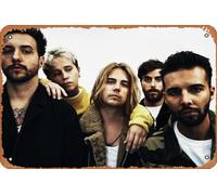 Muecddoa Retro Musical Poster Tin Sign NOTHING BUT THIEVES Broken Machine 2018 UK Tour Poster Print for Movie Home Bar Pub Garage Wall Decor Gifts Art 8x12 Inches Vintage Metal sign.