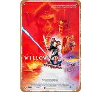 Muecddoa Retro Musical Poster Tin Sign Willow Movie Poster - Classic 80's Vintage Poster Print for Movie Home Bar Pub Garage Wall Decor Gifts Art 8x12 Inches Vintage Metal sign.
