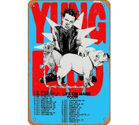 Muecddoa Retro Musical Poster Tin Sign YUNGBLUD Life on Mars 2021 European Tour Poster for Movie Home Bar Pub Garage Wall Decor Gifts Art 8x12 Inches Vintage Metal sign.