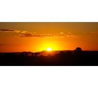 Muecddoa Sunset in Santa Rita do Passa Quatro, Brazil. Sunset in Santa Rita do Passa Quatro, Brazil. - 8 X 12 Inch Retro Tin Sign
