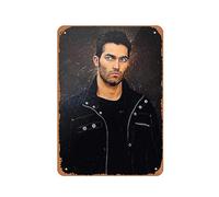 Muecddoa Vintage Tin Sign Teen Wolf Derek Hale Poster Print Frame Poster Canvas Wall Art Print Wall Decor Art Poster Gift Metal Sign 8x12 Inch
