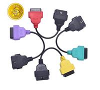MuECUScan Mu ECU Scan OBD2 Adaptor OBD Adapter Cables OBD2 Cable Set for FiatECUscan,Compatible with OBDii Diagnostic Scanner Replacement Fiat/Jeep/Chrysler/Dodge/Lancia ECU Connector MultiECUScan