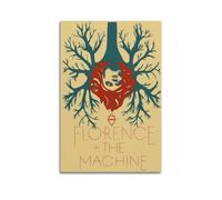 muegrbgs Florence & The Machine Poster Wall Art Cover Room Vintage Poster Decorative Painting for Living Room Bed Room Elegant Aesthetic Poster 12x18inch(30x45cm) Unframe-style