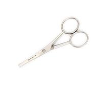 MÜHLE Beard Care Beard, Nose and Ear Scissors, Facial Hair Scissors with Rounded Tips, Rustproof, Matt, Stainless Steel