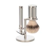 Stainless Steel Safety Shaving Kit Brush Mühle Rocca (x3) Argenté TU