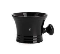 MÜHLE Black Porcelain Shaving Bowl with Handle (RN46)