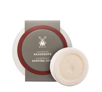 MÜHLE Shaving Soap Set, Porcelain Bowl, Sandalwood Soap, 65g, vegan | premium solid Shaving Soap for normal and dry skin, aromatic, invigorating, vegan, dense and creamy lather