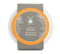 MÜHLE Shaving Soap Set, Porcelain Bowl, Sea Buckthorn Soap, 65g, vegan