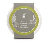 MÜHLE Shaving Soap Set - Porcelain bowl with shaving soap - Aloe vera for sensitive skin - vegan, gentle & nourishing - 65g