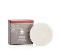 MÜHLE Shaving Soap with Sandalwood, warm and sensual, Made in Germany, 65g | premium solid Shaving Soap for normal and dry skin, aromatic, invigorating, vegan, dense and creamy lather