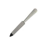 MÜHLE stainless steel nail file with sapphire coating - 91 mm - for nail care, vegan, rust-proof, with cotton pouch