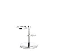 MÜHLE Traditional Holder for Classic Safety Razor and Shaving Brush - Chrome-Plated