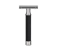 MÜHLE Traditional Safety Razor (No Blades Included) (Black - Closed Comb)