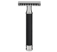 MÜHLE Traditional Safety Razor (No Blades Included) (Black - Open Comb)