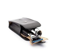 RT3F MÜHLE Travel Florentine Black Leather Silvertip Fibre/Fusion Shaving Kit