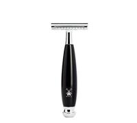 MÜHLE Vivo Safety Razor, Black High-Grade Resin Handle, Closed Comb