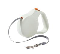 Muejjur Retractable Dog Leash for Small and Medium Dogs - No-Tangle Automatic Pet Leash with Anti-Pull Design, Durable Dog Walking Lead, 10ft, Cream White