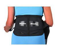 Mueller 255 Lumbar Support Back Brace with Removable Pad, Black, Regular (28"-50" Waist)