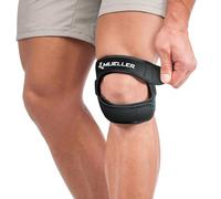 Mueller 59857 Patella Tendon Knee Support - Wrap Around Compression Max Knee Strap, Black