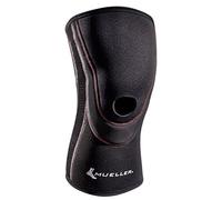 MUELLER Breathable Open Patella Knee Sleeve, Medium, Black