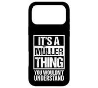 Müller Family Name Last Name Show Support, Be On Team Müller Case for iPhone 17 Pro Max
