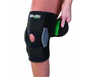 Mueller Green Line Adjustable Hinge Knee Brace - One Size, Black